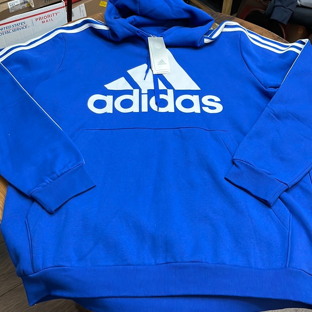 NWT Adidas Hoodie 2XL Tall - Picture 2 of 6